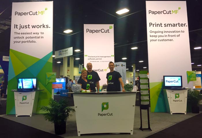 PaperCut at booth #809 at ITEX 2015