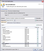 Advanced account selection popup
