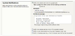 Printer error notifications