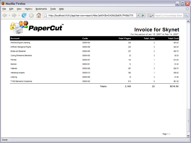one click reports