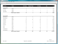 Report: Group Printing - Job Type Summary