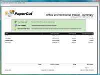 Report: Office Environmental Impact - Summary