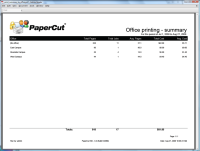 Report: Office Printing - Summary