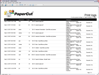 Report: Print Logs