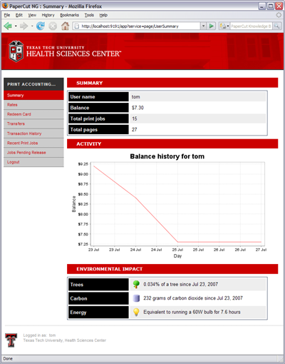 Texas Tech University Health Sciences Center