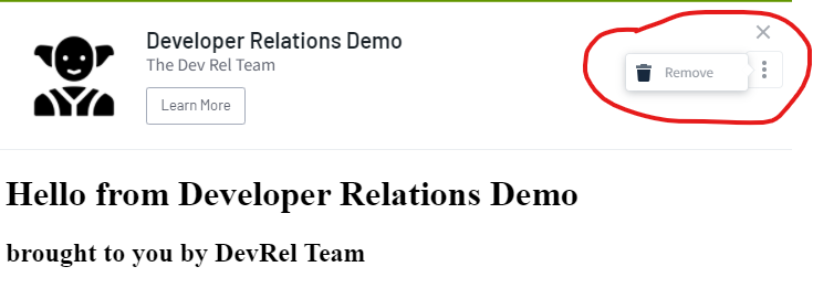 Disconnect Request Selected